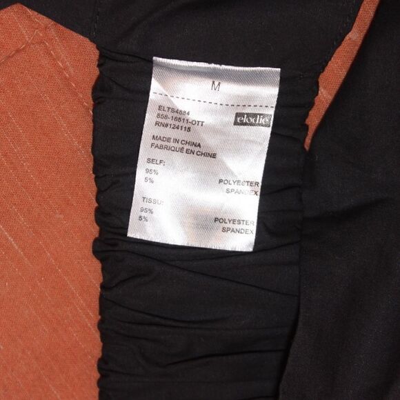 NWT Elodie Black Crop top Women Size Medium - Picture 13 of 16